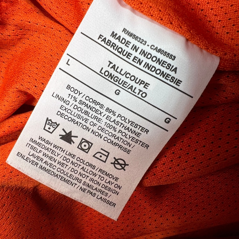 Nike Virginia Tech Hokies On Field Warmup Pants Men Large Tall TEAM ISSUE Maroon - Picture 12 of 14